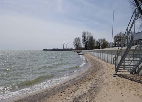 E.S. Wagner - Monroe Michigan - Lake Erie Seawall