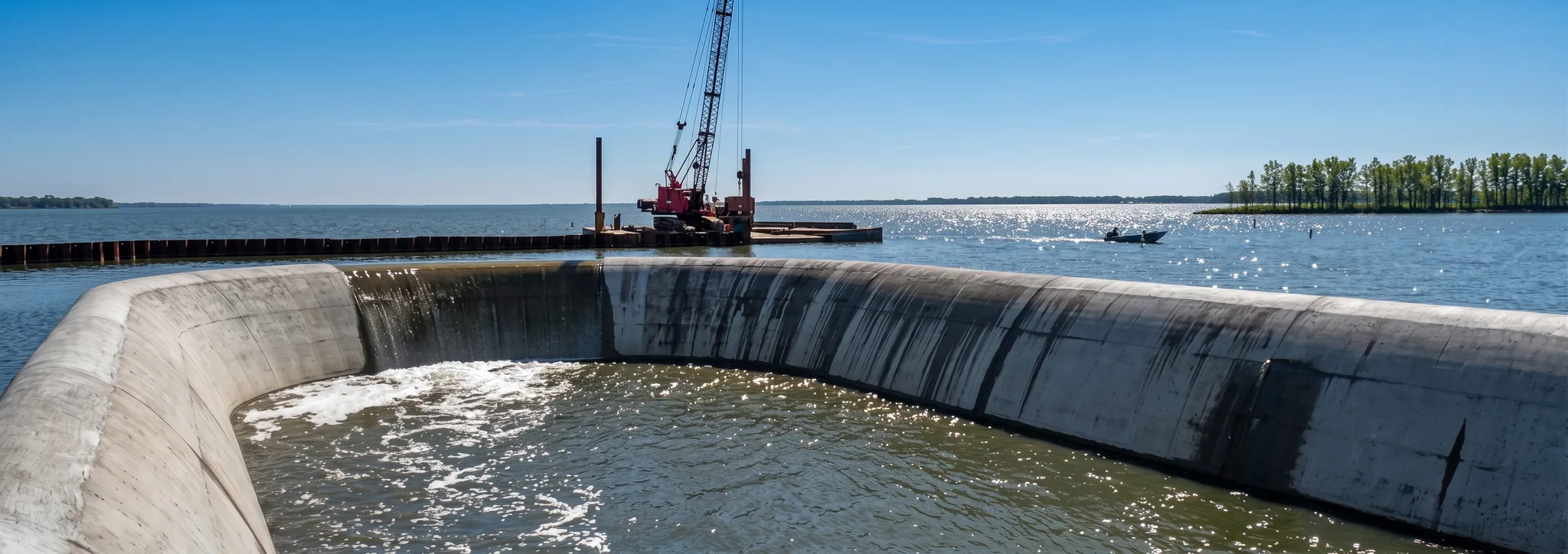 St. Marys Dam Spillway — E.S. Wagner project photo